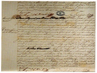 <b>Um dos últimos registos da<br>Chancelaria de D. Miguel,<br>de 23 de Julho de 1833</b>